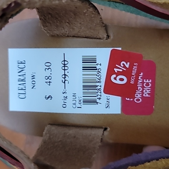 MIA WOMEN'S COLORFUL MULTICOLOR LEATHER HUARACHES BOHO BOHEMIAN HIPPIE SIZE 6.5 - Picture 10 of 10